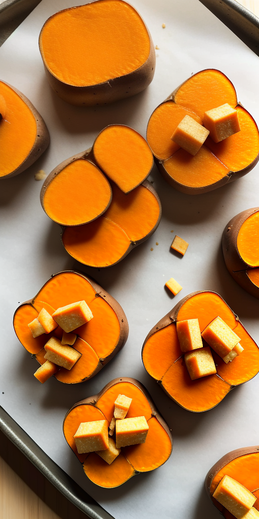 air fry sweet potato cubes