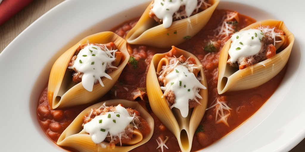 recipe for stuffed shells with meat