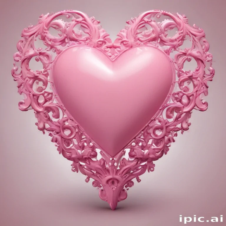 pink heart clipart