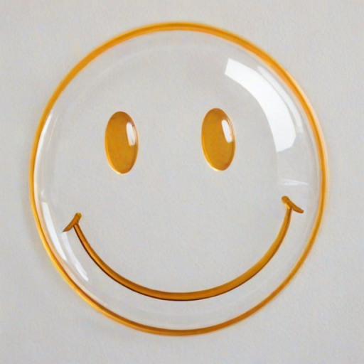 transparent smiley face
