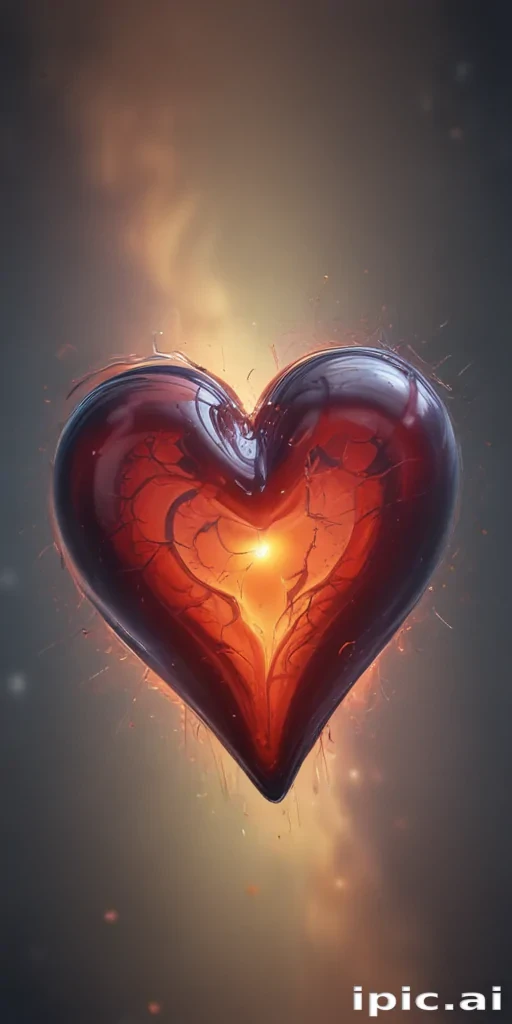 blurred heart