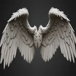 realistic angel wings png