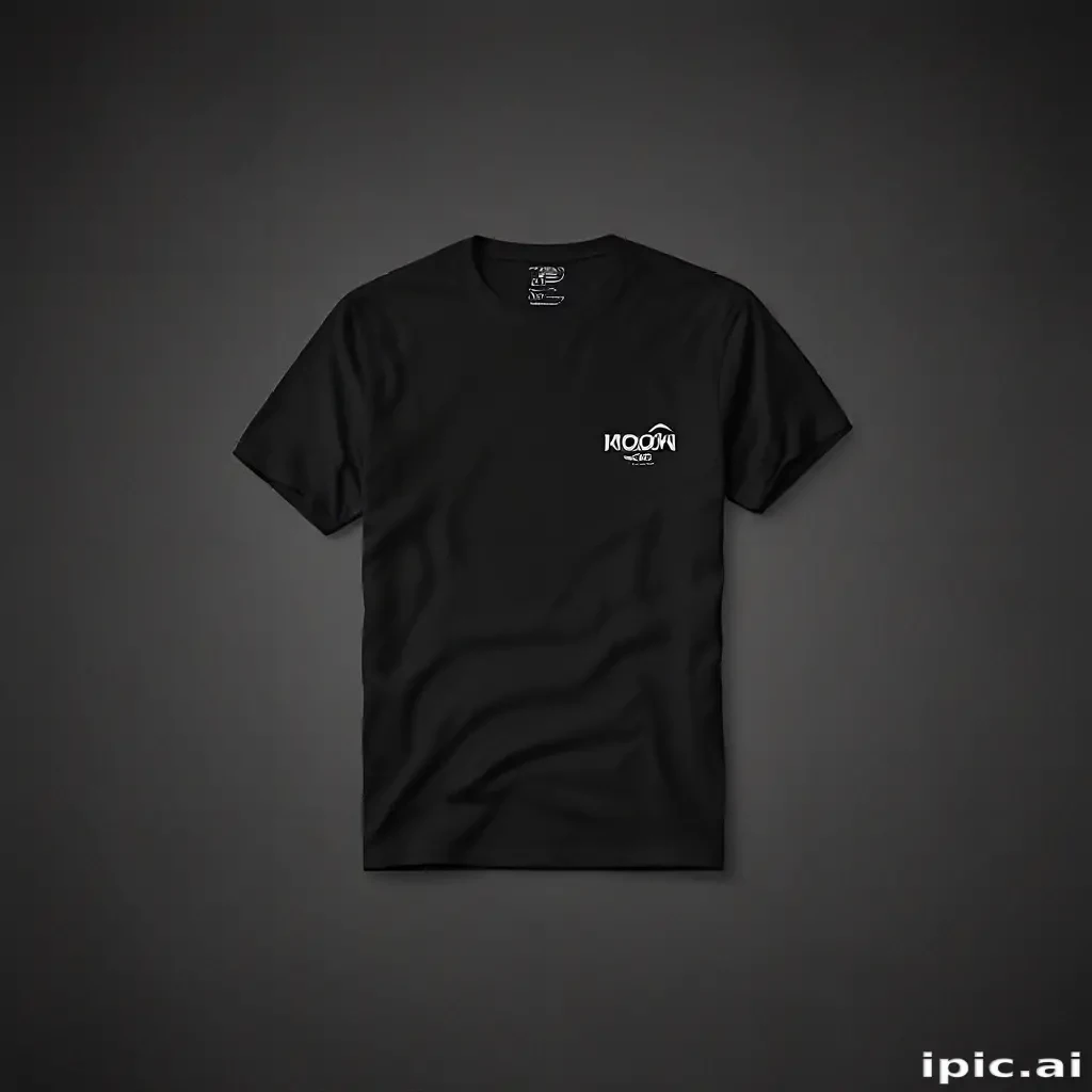 black shirt mockup