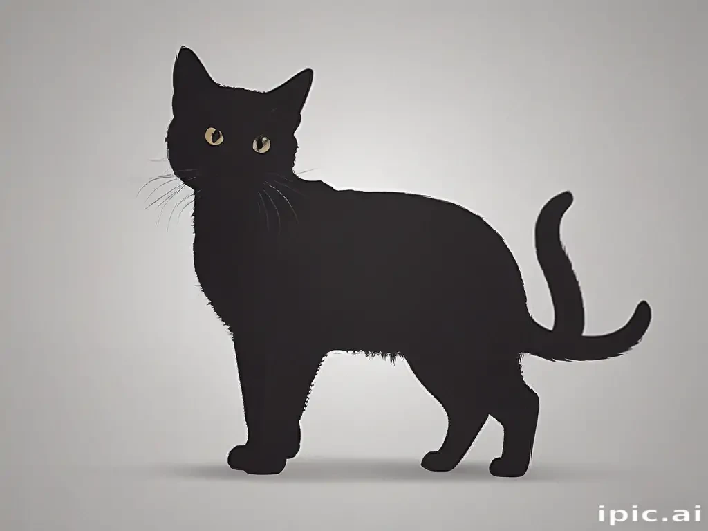 cat silhouette png