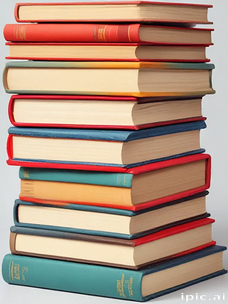 books stacked clipart