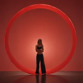 red circle