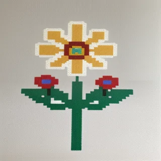 pixel flower