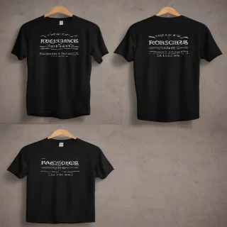 black mockup shirt