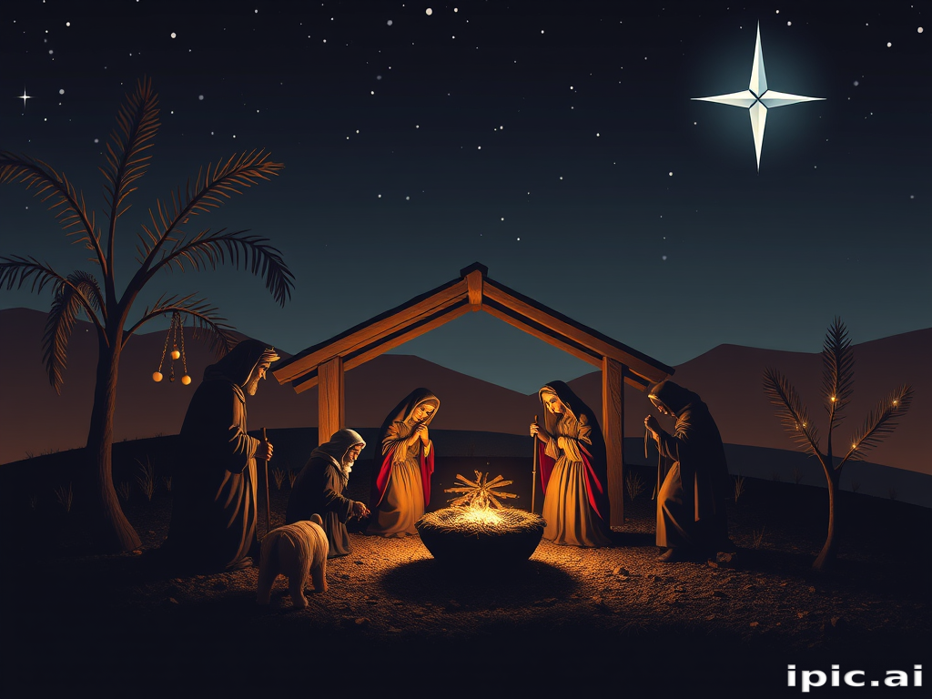 manger scene images free