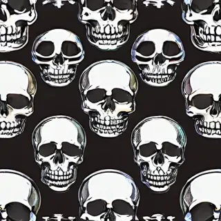skull background