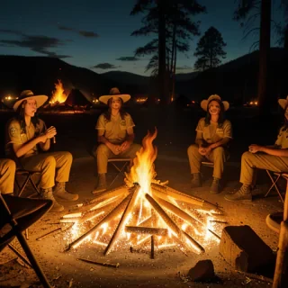 camp fire png
