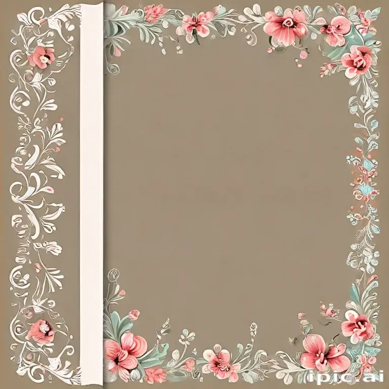 floral page borders