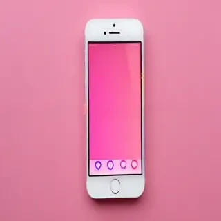 iphone pink background