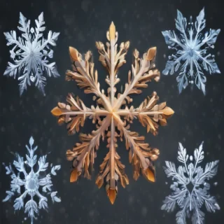 snowflakes clipart transparent background