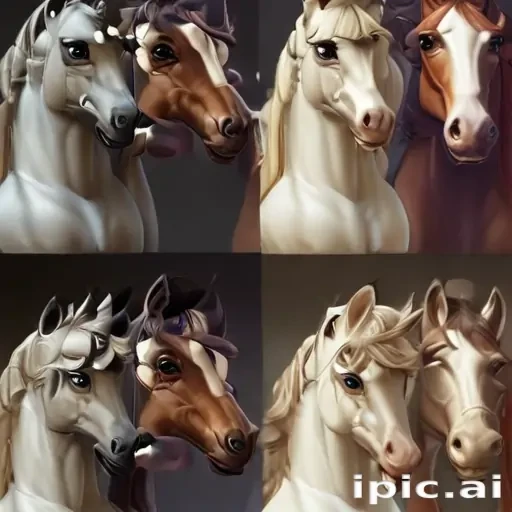 cartoon horses