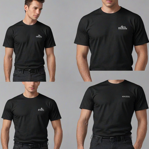 black shirt mockup