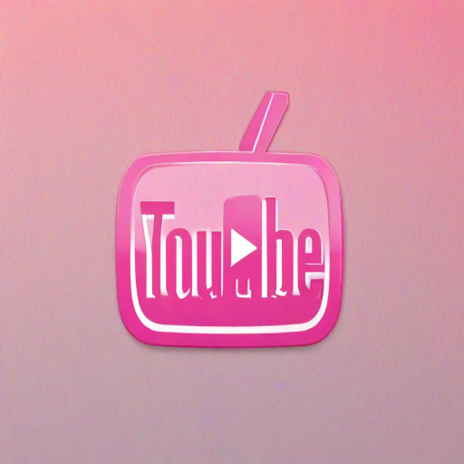 pink youtube logo
