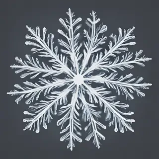 snowflake clipart free