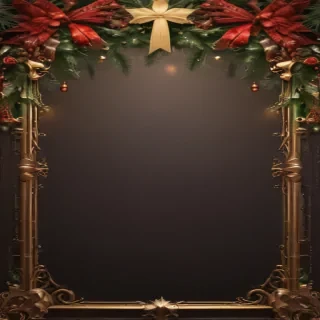 christmas background frame