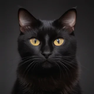 black cat png