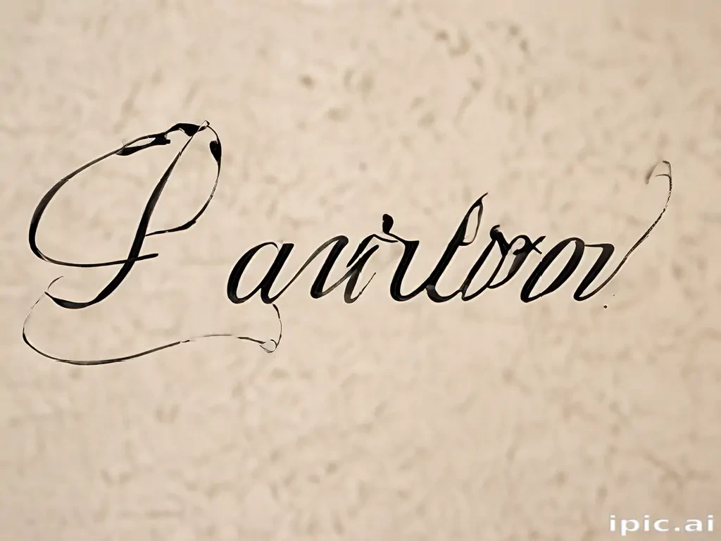 laura in cursive