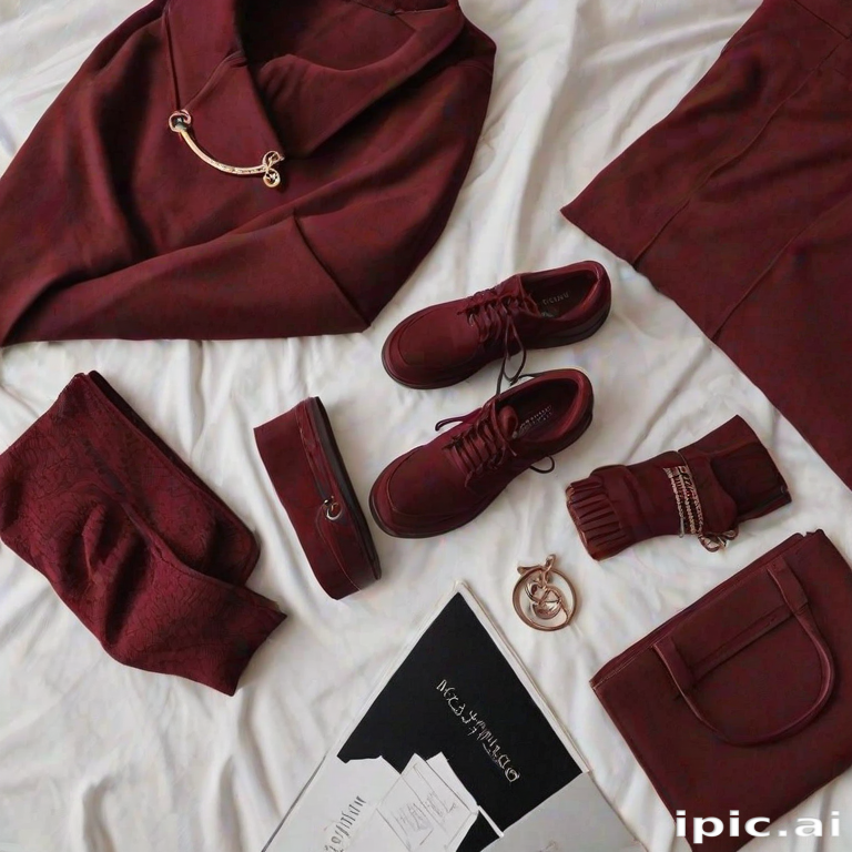 maroon aesthetic