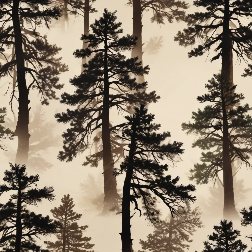 pine tree silhouette png