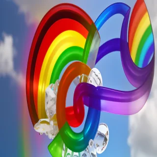 rainbow transparent