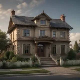 background of a house