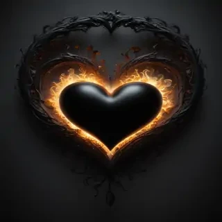 image black heart