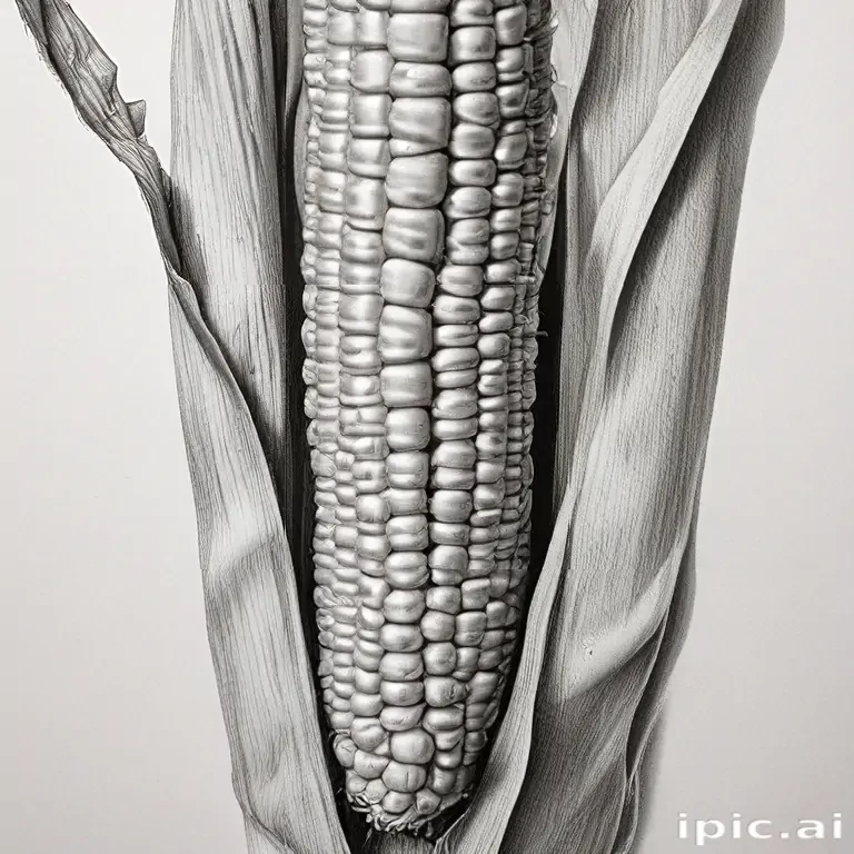 corn drawing
