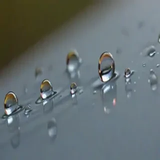 water droplets transparent