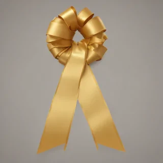 gold ribbon png