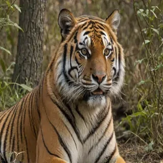 tiger transparent
