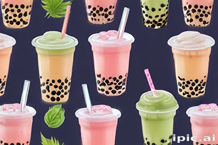 bubble tea wallpaper