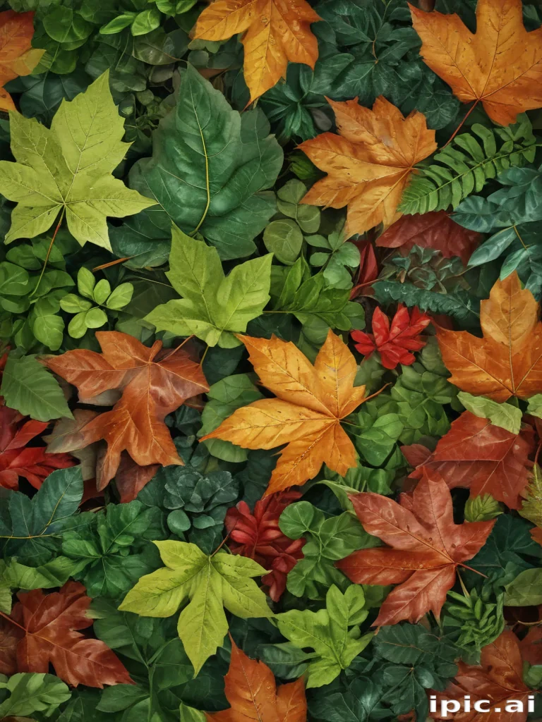 background leaves