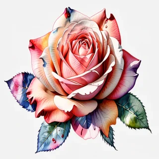 watercolor rose png