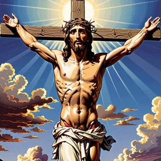 jesus on the cross clipart