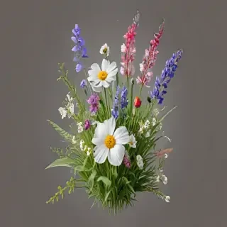 wildflowers transparent background