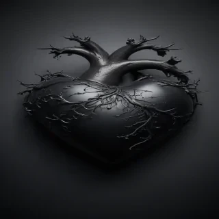 black heart image