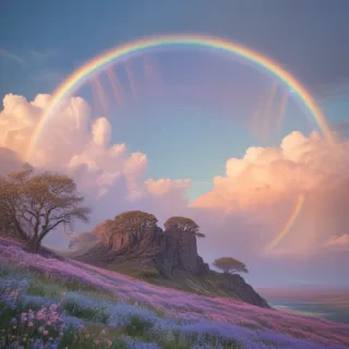 rainbow pastel