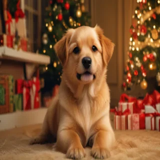 dog christmas backgrounds
