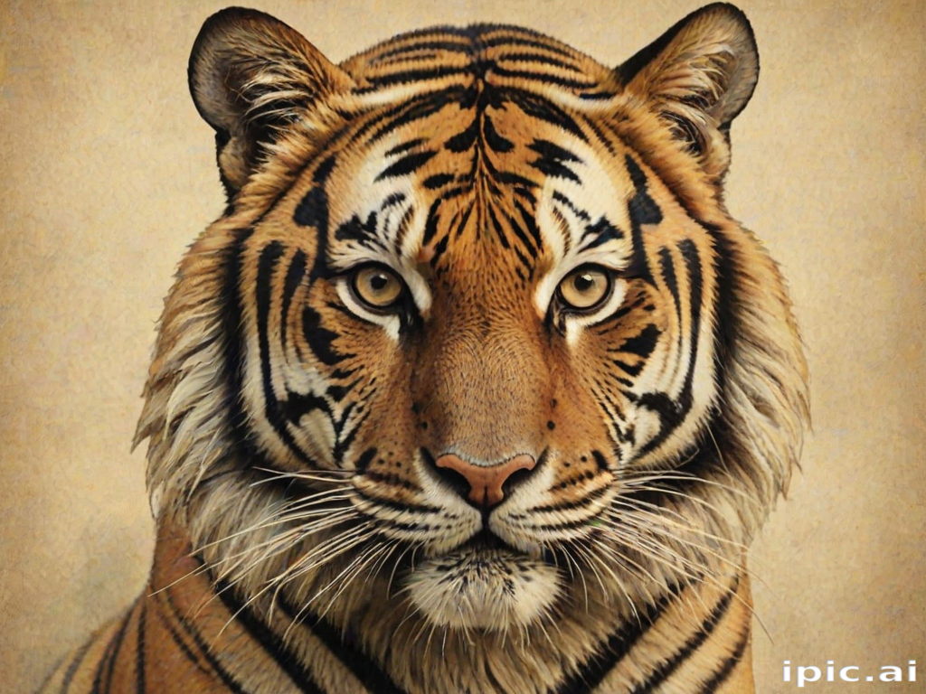 vintage tiger