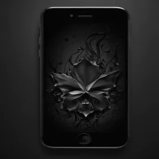 cool black wallpaper for iphone
