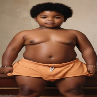 fat black kid
