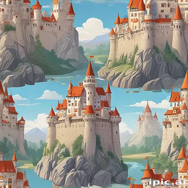 cartoon castle