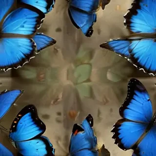 blue butterfly