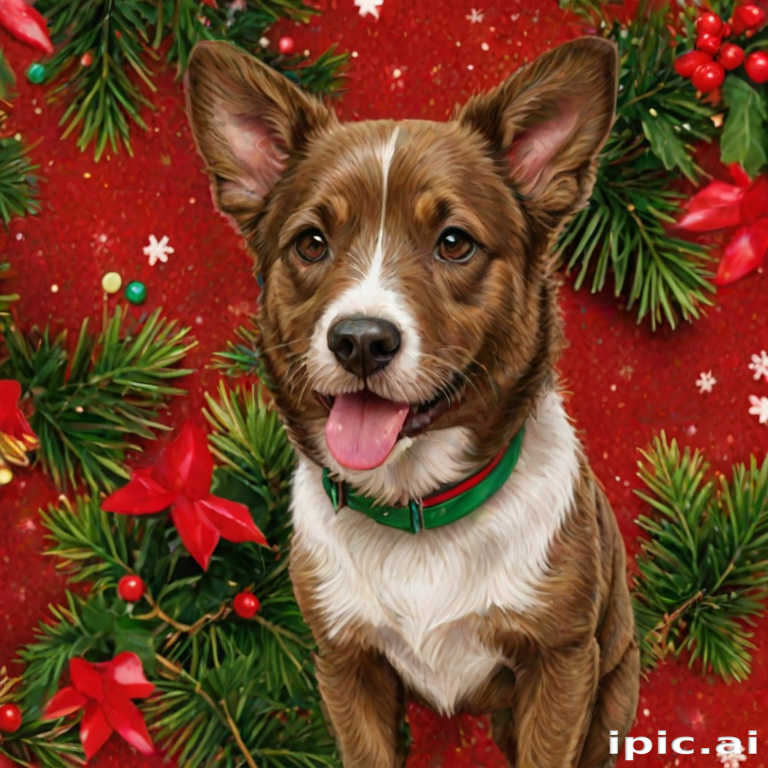 dog christmas backgrounds