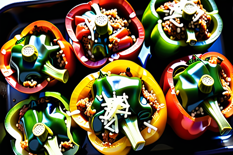 stuffed bell peppers without rice