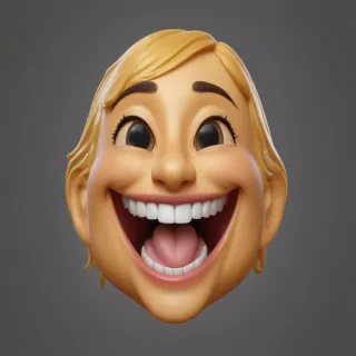 laugh emoji transparent background